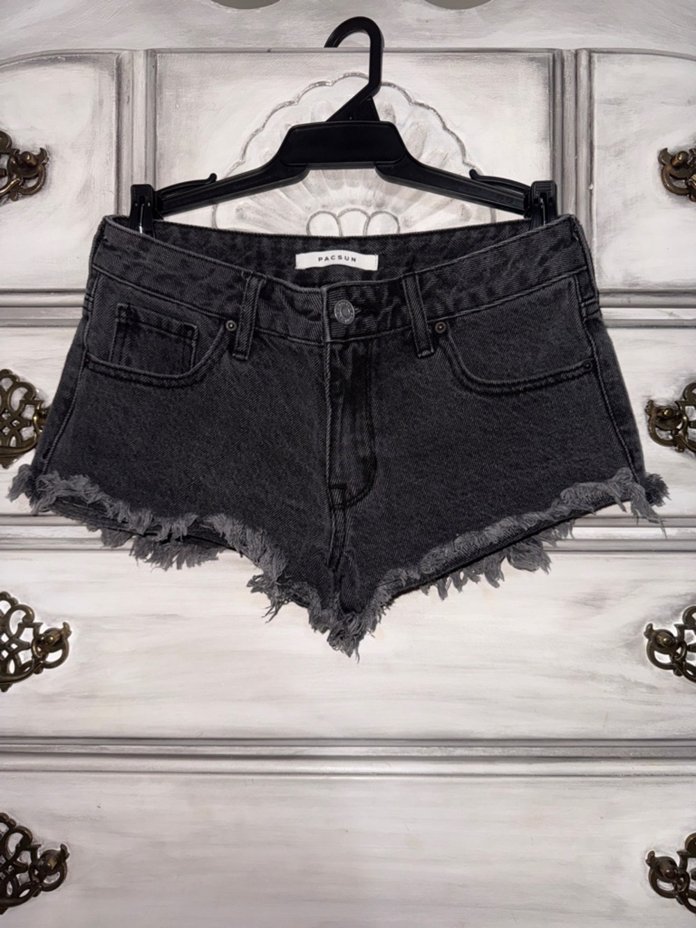 PacSun Black low rise denim Shorts